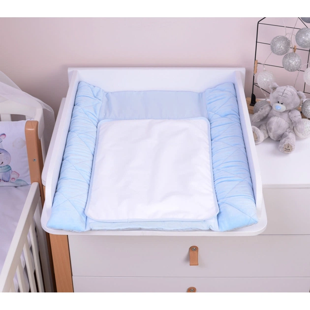 Пеленальний матрацик Верес Velour Medium blue 50х70 см (429.05) - picture 3