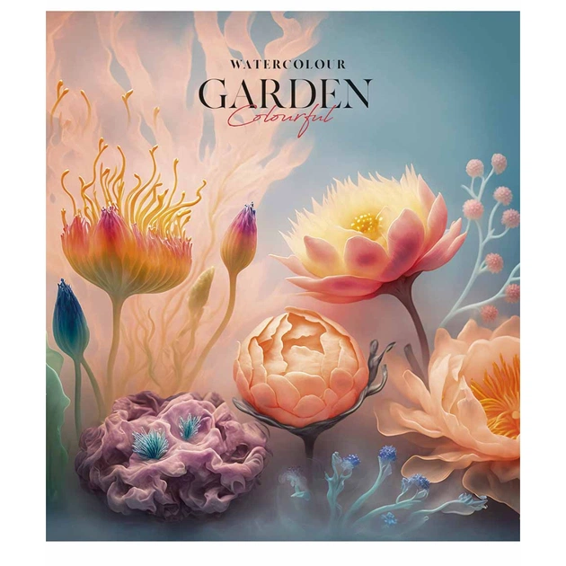 Зошит Школярик Macro garden 96 аркушів лінія (096-3247L) - зображення 1