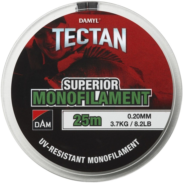 Волосінь DAM Damyl Tectan Superior 25 м 0.20 мм 3.7 кг (66169) - зображення 1