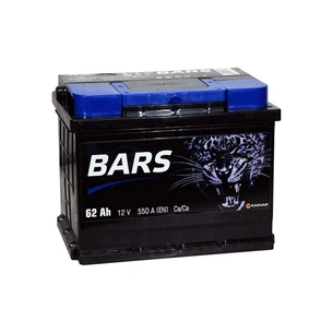 Акумулятор автомобільний Bars 62Ah Ев (-/+) (550EN) зображення 1