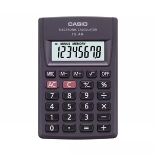 Калькулятор Casio HL-4A-W-EP, чорний (CALC-CAS-HL-4A-W-EP) зображення 1