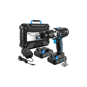 Шуруповерт Deko GCD20DU-S4 + 2 АКБ в кейсі (12779) зображення 1