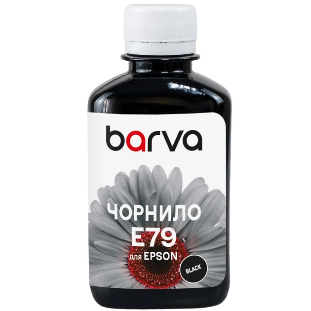 Чорнило Barva Epson E79 180мл, Pigm.Black (E79-833) - изображение 1