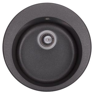 Мийка кухонна GRANADO VITORIA black shine (gr0101) зображення 1