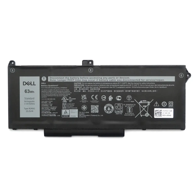 Акумулятор до ноутбука Dell Latitude 5420 RJ40G, 3941mAh (63Wh), 4cell, 15.2V, Li-ion (A97897) - изображение 1