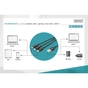 Дата кабель USB 2.0 AM to Lightning + Micro 5P + USB-C 1.0m charge only Digitus (AK-300160-010-S) - зменшене зображення 7