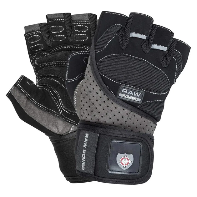 Рукавички для фітнесу Power System PS-2850 Raw Power Black/Grey M (PS-2850_M_Black-Grey) - изображение 1