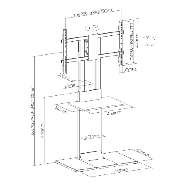 Стійка презентаційна OfficePro TVS535 - picture 12