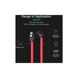 Кабель для передачі даних SATA 3.0 7pin F/F 0.5m L Red VENTION (KDDRD) - зменшене зображення 3