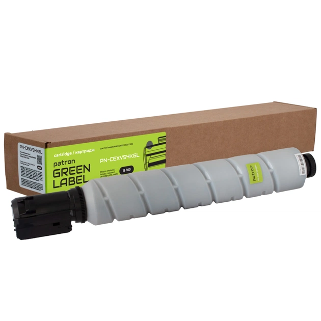 Тонер-картридж Patron Canon C-EXV54 Green Label, Black (PN-CEXV54KGL) - зображення 1