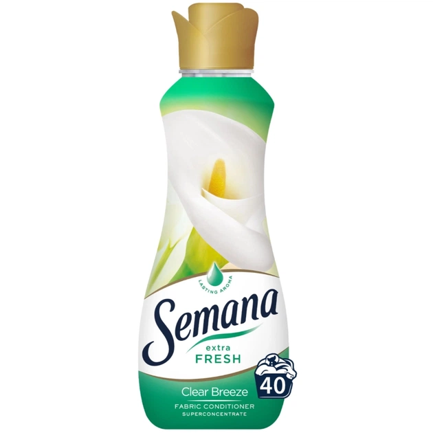 Кондиціонер для білизни Semana Extra Fresh Clear Breeze 800 мл (3800024048395) - зображення 1