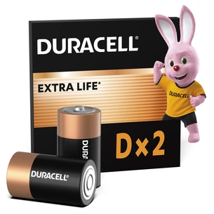 Батарейка Duracell D LR20 лужна 2шт. в упаковці (81545439/5005987/5014435) зображення 1