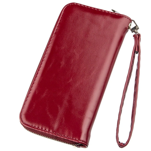 Гаманець Kivi З екошкіри Бордовий (19035) - зображення 2