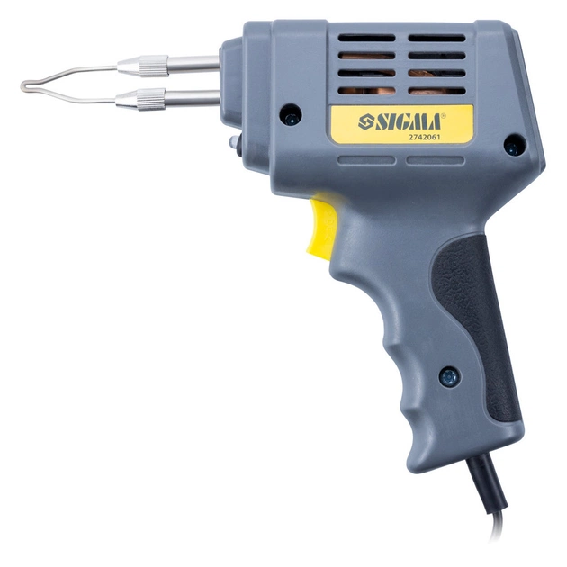 Паяльник електричний Sigma імпульсний 200Вт з аксесуарами 5шт, кейс (2742061) - picture 2