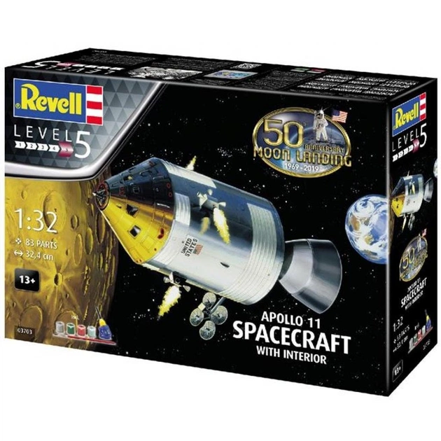 Збірна модель Revell Модуль Колумбія місії Аполлон 11, 1:32 (RVL-03703) - зображення 1