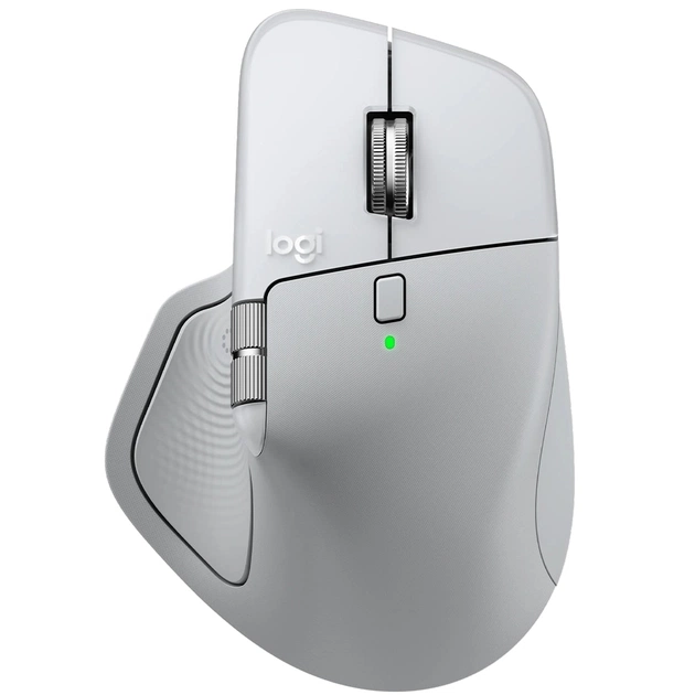 Миша Bluetooth Logitech MX Master 4 for Mac White Silver (910-007576) - зображення 1