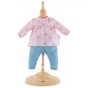 Аксесуар до ляльки Corolle Набір одягу - блузка і штанці Весняні квіти 30 см (9000110080) - зменшене зображення 1