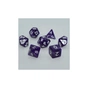 Набір кубиків для настільних ігор Games 7 Days Pearl 7 Dice Set - Dark Purple (g7dpearl04) - зменшене зображення 1
