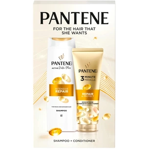 Набір косметики Pantene Pro-V Інтенсивне відновлення Шампунь 400 мл + Бальзам-ополіскувач 220 мл (8006530042369) picture 1