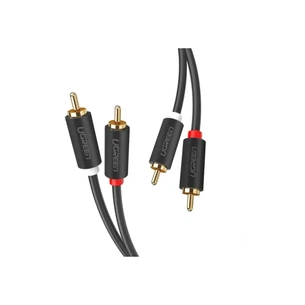 Кабель мультимедійний 2xRCA M to 2xRCA M 1.0m AV104 black Ugreen (30747) picture 1