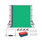 Фон Puluz Kit Green/Blue/Red 200x200 cm (PKT5204) - уменьшенное изображение 1