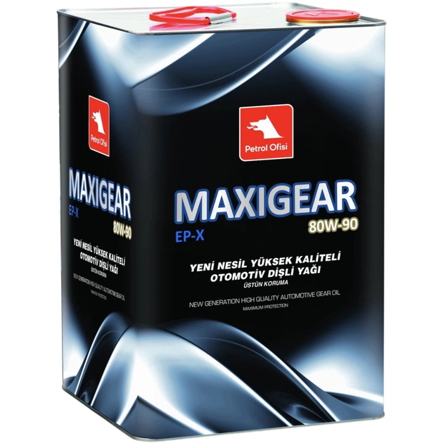 Трансмісійна олива Petrol Ofisi Maxigear EP-X 80W-90 17,8л (16кг) (6942) - изображение 1