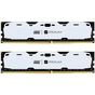 Модуль пам'яті для комп'ютера DDR4 16GB (2x8GB) 2400 MHz Iridium White Goodram (IR-W2400D464L15S/16GDC) - уменьшенное изображение 1