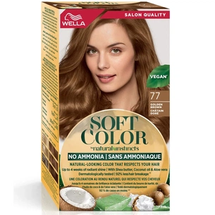 Фарба для волосся Wella Soft Color Безаміачна 77 - Золотисто-коричневий (3614228865777) изображение 1