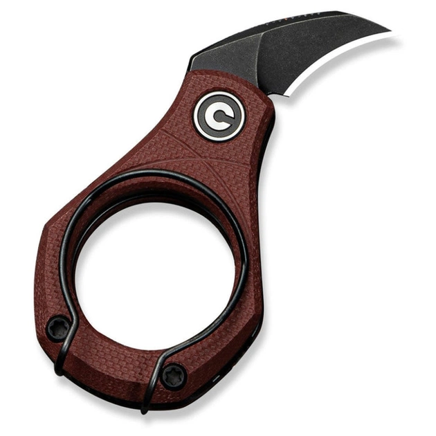 Ніж Civivi Pyrus, Brown G10, Darkwash (C23038-1) - picture 3