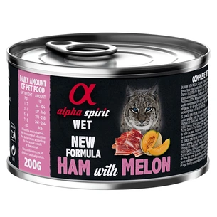 Консерви для котів Alpha Spirit Ham With Melon for Adult Cat 200 г (8436586310660) зображення 1