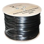 Кабель телевізійний Ritar RG-59, 0,81мм.CU, 64x0.12m CCA экран,+2*0.5power, black PVC (RT-B305-RG59+2x0.5mm / 08893) - зменшене зображення 1