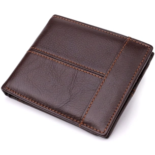 Гаманець Vintage З натуральної шкіри Коричневий (22888) зображення 1