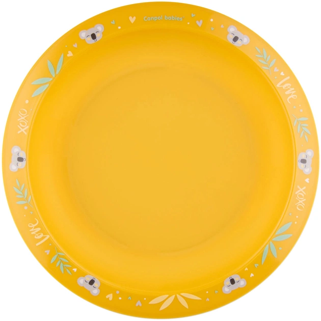Набор детской посуды Canpol babies Exotic Animals Желтый 2 шт. (56/523_yel) - изображение 3