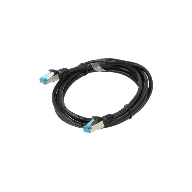 Патч-корд 1.5м, FTP cat 5e RJ-45 black Vention (VAP-B05-B150) - зображення 1
