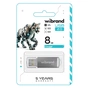 USB флеш накопичувач Wibrand 8GB Cougar Silver USB 2.0 (WI2.0/CU8P1S) - зменшене зображення 2