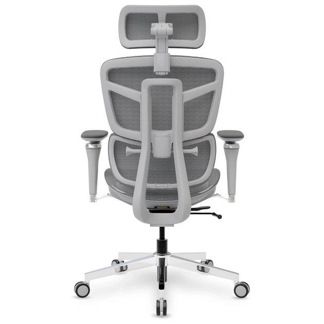 Офісне крісло Mealux S4 Air Grey (HF-S4 M/G) - зображення 7