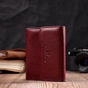 Гаманець ST Leather Шкіряний з монетницею Бордовий (19492) - зменшене зображення 9