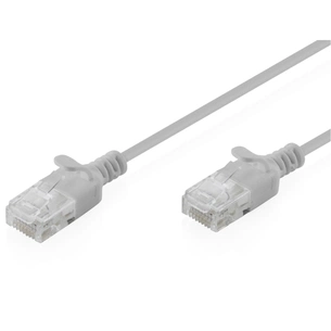 Патч-корд 2м, UTP, cat.6, Sliim, AWG 32/7, Cu, LSZH, grey Digitus (DK-1618-020S) изображение 1