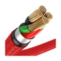 Дата кабель USB 2.0 AM to Lightning 1.0m 2.4A red Baseus (CALSP-B09) - уменьшенное изображение 5