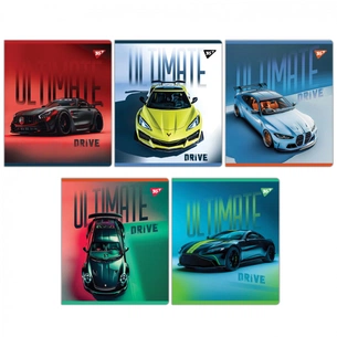 Зошит Yes Ultimate drive А5 24 аркушів клітинка (767541) зображення 1