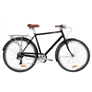 Велосипед Дорожник 28" AMBER Vbr рама-22" 2019 чорно-жовтий з багажником (OPS-D-28-120) зображення 1