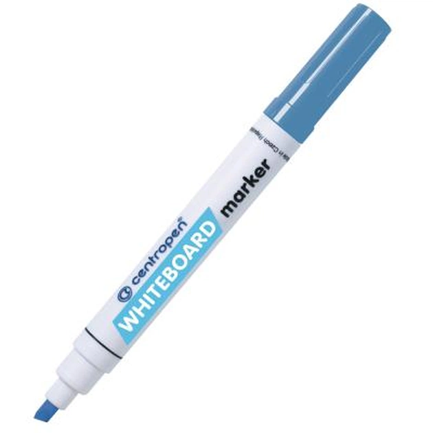 Маркер Centropen Board 8569 1-4,6 мм, chisel tip, blue (8569/03) - изображение 1