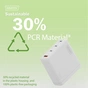 Зарядний пристрій Digitus 3xUSB-C + 1xUSB PD140W GaN white (DA-10305) - зменшене зображення 12