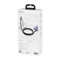 Дата кабель USB-C to USB-C 2.0m 100W black Baseus (CATWJ-A01) - зменшене зображення 5