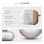 Чехол для наушников Armorstandart Hang Case For Apple AirPods Pro 3 Pink Sand (ARM88314) - уменьшенное изображение 3