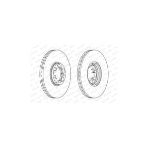 Гальмівний диск FERODO DDF1112 зображення 1