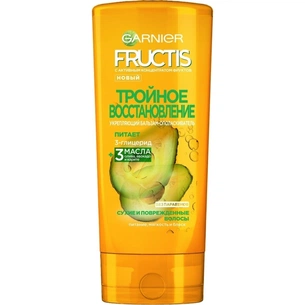 Кондиціонер для волосся Garnier Fructis Потрійне Відновлення 200 мл (3600540481726) зображення 1
