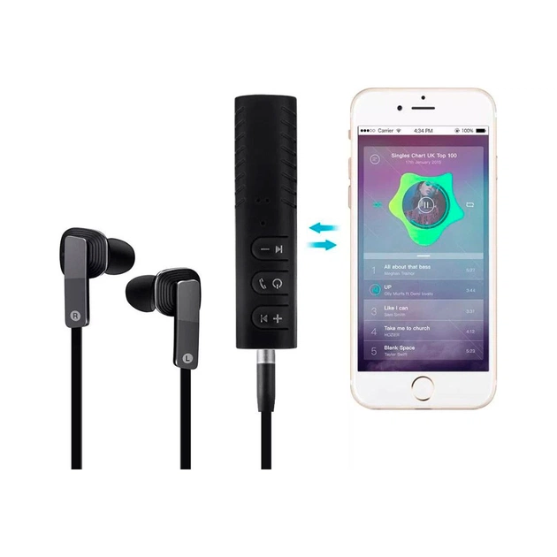 Bluetooth-адаптер Dynamode Bluetooth 4.1 аудио AUX 3.5 мм jack (BT-AUX) (BT-AUX) - picture 1