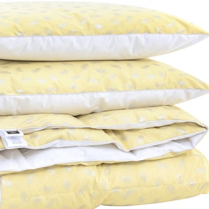 Ковдра MirSon Набір пуховий №2101 Bio-Beige Зима 90% пух 155х215 + подушки 50х70 2 шт м'які (2200003022872) зображення 1