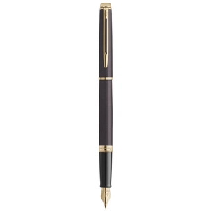 Ручка пір'яна Waterman HEMISPHERE Metallic Lava Black GT  FP F (12 090) зображення 1